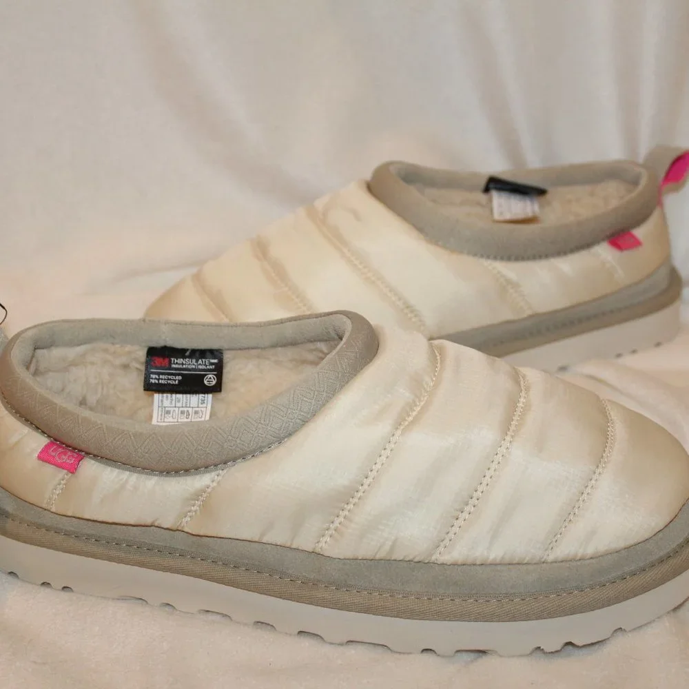 NIB UGG MEN'S TASMAN LTA SHEARLING LINED QUILTED‎ SLIPPERS